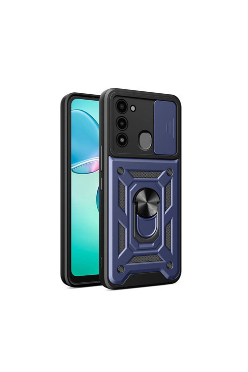 Tecno Camon 19 Neo Kılıf Kamera Korumalı Standlı Zr-Srvega