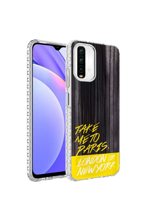Xiaomi Redmi Note 10S Kılıf Airbag Kenarlı Renkli Desenli Silikon Elegans Kapak