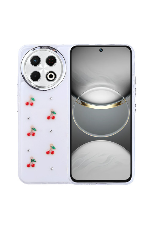 Tecno Spark 30 Pro Kılıf Airbag Tasarımlı Simli Zr-Kutup