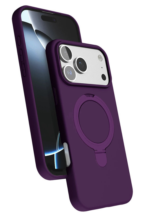 Apple İphone 17 Pro Max Kılıf Mgsafe Özellikli Standlı Kapak Azn-Regal