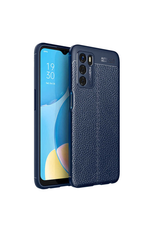 Samsung Galaxy M32 Kılıf Deri Görünümlü Silikon Zr-Niss