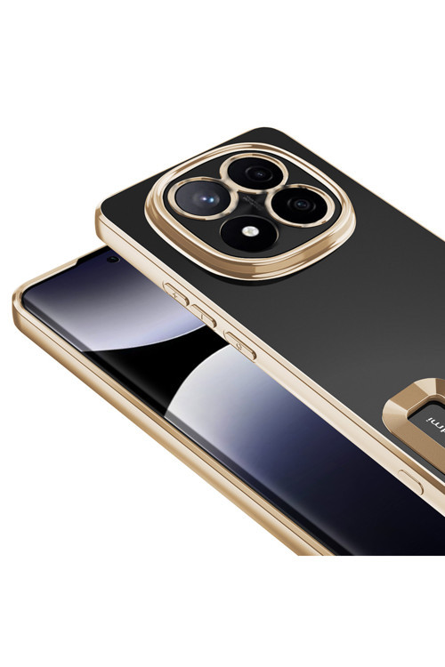 Xiaomi Poco X7 Kılıf Silikon Kenarları Lazer Renkli Zr-Omega