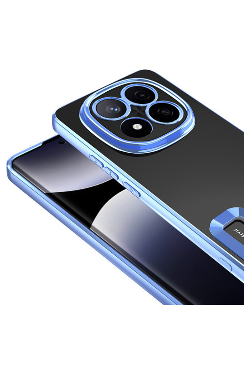 Xiaomi Poco X7 Kılıf Silikon Kenarları Lazer Renkli Zr-Omega