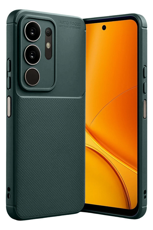 Vivo Y29 4G Kılıf Karbon Görünümlü Silikon Azn-Carbon