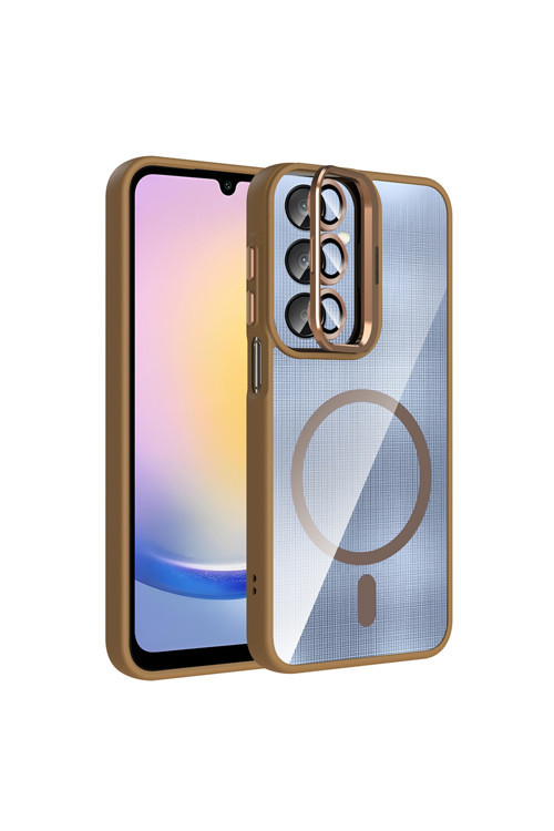 Samsung Galaxy A36 Kılıf Kamera Standlı Lens Koruyucu Hediyeli Zr-Etro