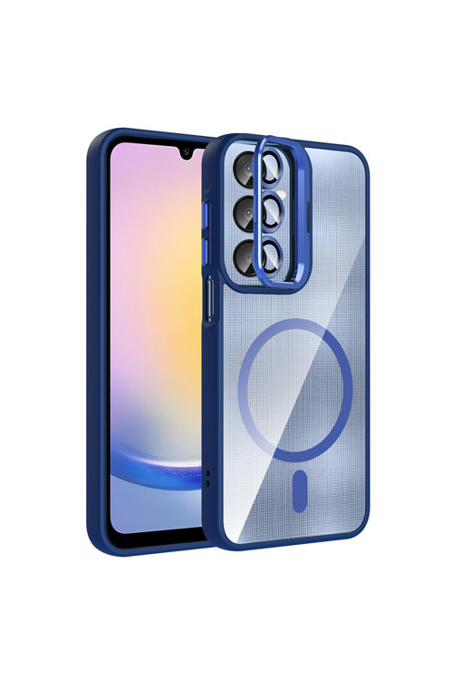 Samsung Galaxy A36 Kılıf Kamera Standlı Lens Koruyucu Hediyeli Zr-Etro