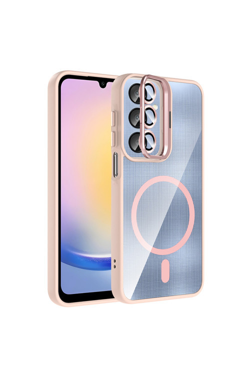 Samsung Galaxy A36 Kılıf Kamera Standlı Lens Koruyucu Hediyeli Zr-Etro