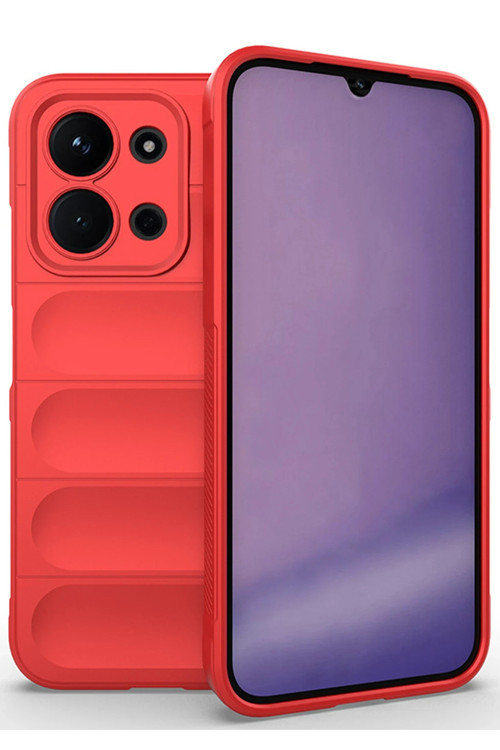 Xiaomi Redmi 15C 4G Kılıf Esnek Tpu Oyuklu Arka Yüzey Tasarımlı Azn-Optimum