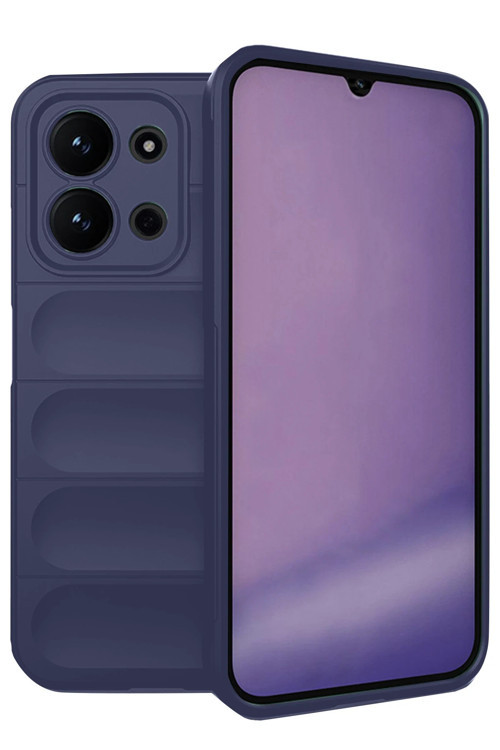 Xiaomi Redmi 15C 4G Kılıf Esnek Tpu Oyuklu Arka Yüzey Tasarımlı Azn-Optimum