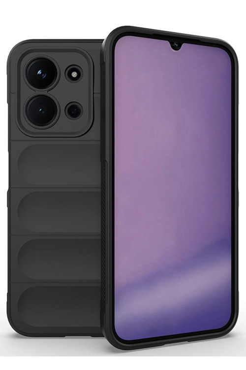 Xiaomi Redmi 15C 4G Kılıf Esnek Tpu Oyuklu Arka Yüzey Tasarımlı Azn-Optimum
