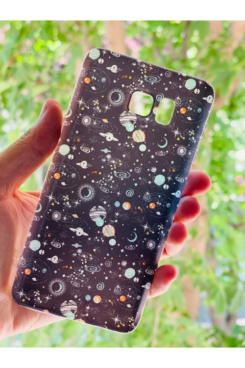 Samsung Galaxy Note 5 Kılıf Desenli Baskılı Silikon (Uyumlu)