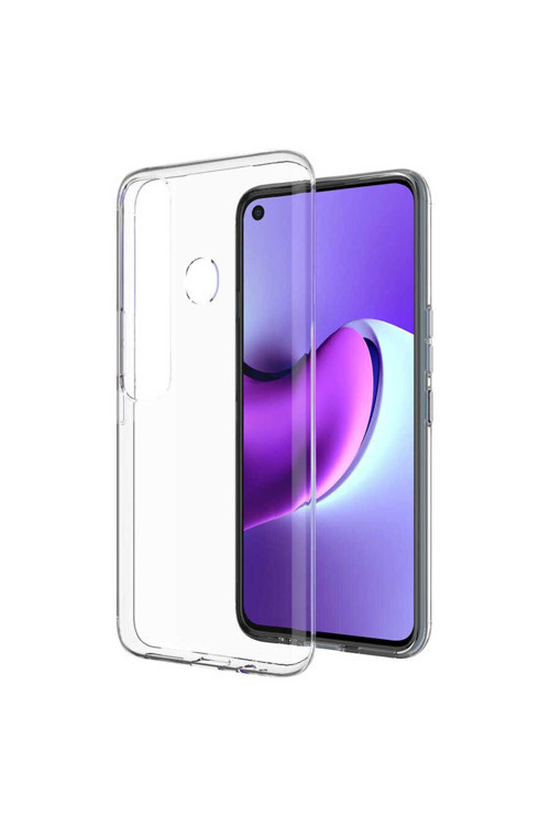Tecno Spark 7 Pro Uyumlu Kılıf Şeffaf İnce Esnek Silikon Kılıf Süper