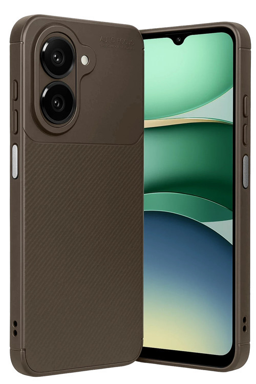 Xiaomi Redmi A5 4G Kılıf Karbon Görünümlü Silikon Azn-Carbon