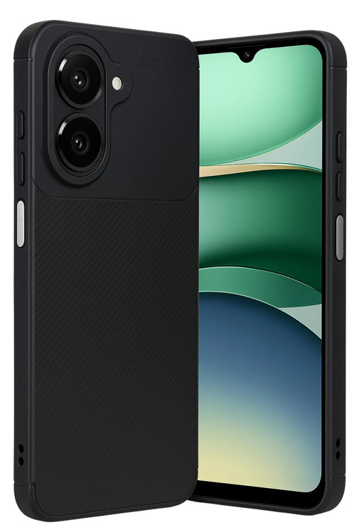 Xiaomi Redmi A5 4G Kılıf Karbon Görünümlü Silikon Azn-Carbon