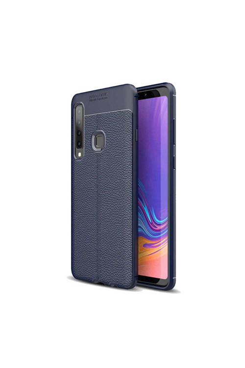 Samsung Galaxy A9 2018 Kılıf Deri Görünümlü Silikon Zr-Niss
