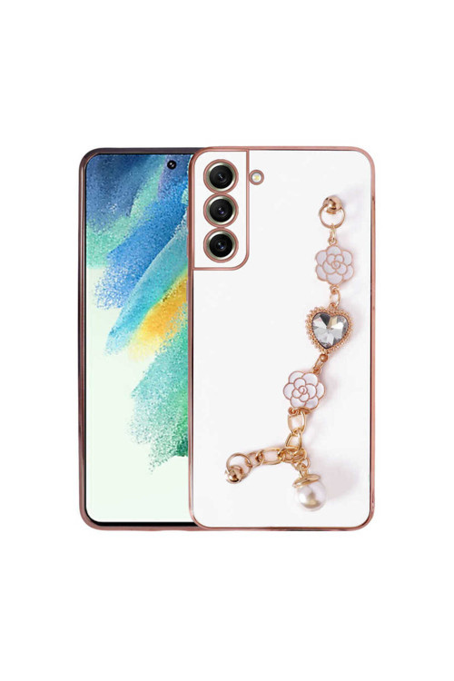 Samsung Galaxy S21 Fe Kılıf Kalpli El Tutamaç Zr-Taka