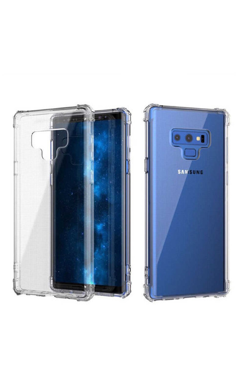 Samsung Galaxy Note 9 Kılıf Nitro Anti Shock Darbe Emici Silikon Kapak + Kablo Koruyucu A++