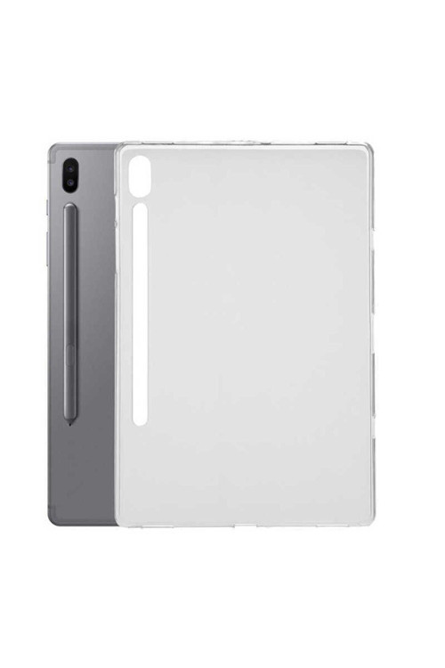 Samsung Galaxy Tab S7 Fe Lte T737 Kılıf Şeffaf Silikon Tablet Seffaf