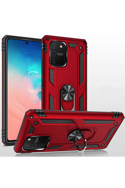 Samsung Galaxy A91 Kılıf Vega Zırh Tank Tam Koruma Kapak