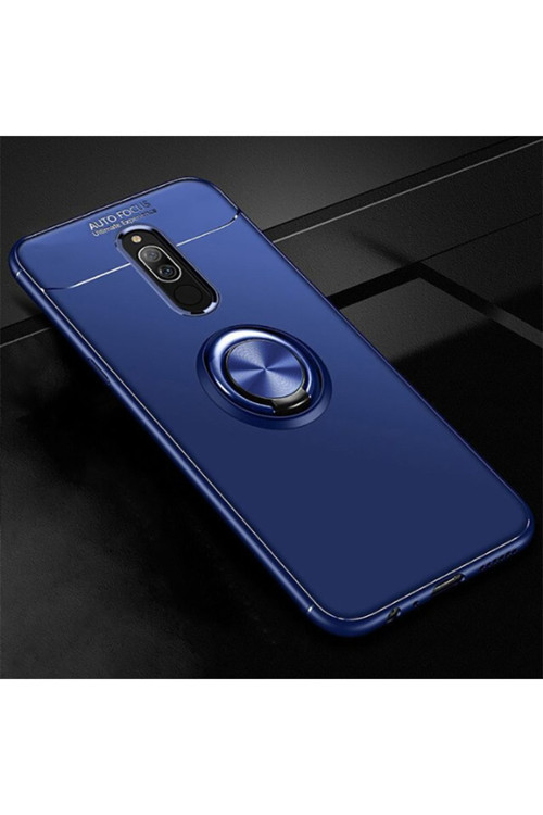 Xiaomi Redmi 8 Kılıf Ravel Yüzüklü Standlı Silikon Kapak