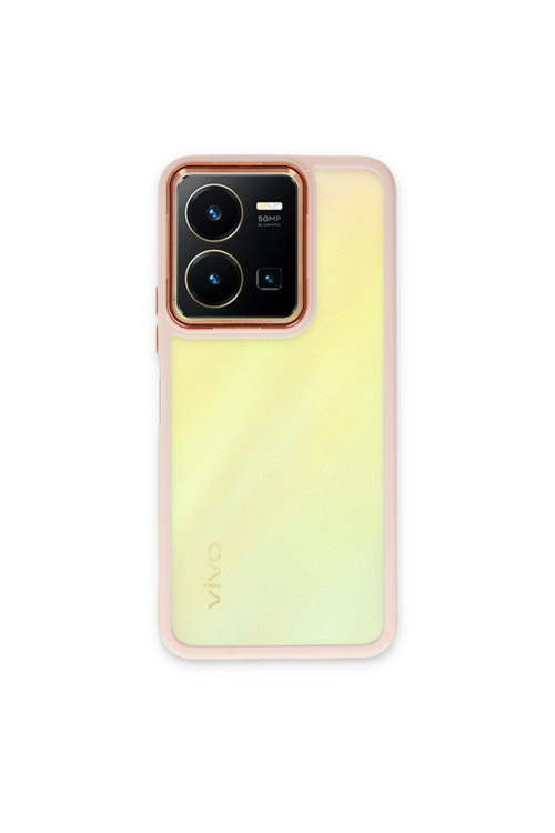 Vivo Y35 Kılıf Dora Arkası Şeffaf Silikon Kapak + Kablo Koruyucu + Ekran Koruyucu