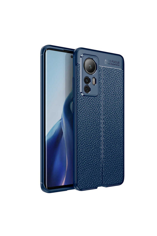 Xiaomi Mi 12 Kılıf Deri Görünümlü Silikon Zr-Niss