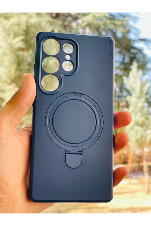 Samsung Galaxy S24 Ultra Kılıf Mgsafe Özellikli Standlı Pastel Renkler Azn-Reggal