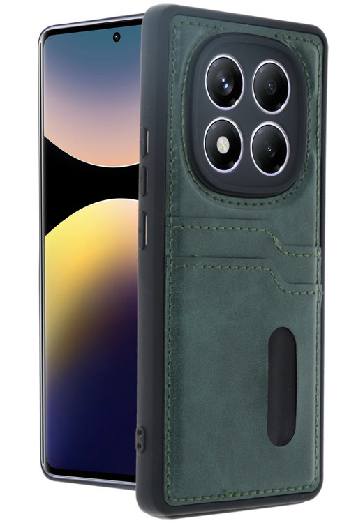Xiaomi Redmi Note 14 Pro 5G Kılıf Kartlıklı Silikon Kapak Azn-Sara