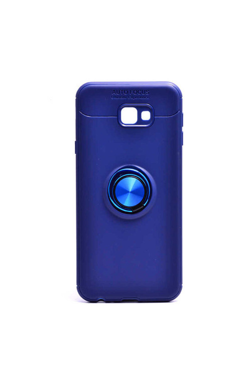 Samsung Galaxy J4 Plus Kılıf Ravel Yüzüklü Standlı Silikon Kapak