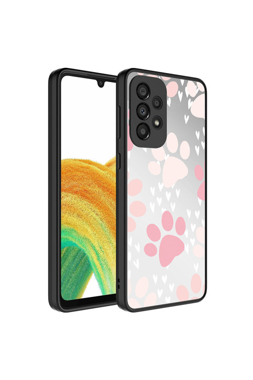 Samsung Galaxy A73 5G Kılıf Desenli Kapak Zr-Mirror