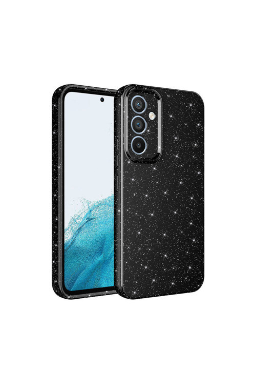 Samsung Galaxy S24 Plus Kılıf Kamera Korumalı Simli Lüks Zr-Koton