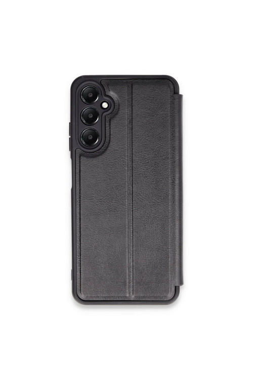 Samsung Galaxy A55 5G Kapaklı Kılıf Standlı Kartlıklı Azn-Flip (Uyumlu)