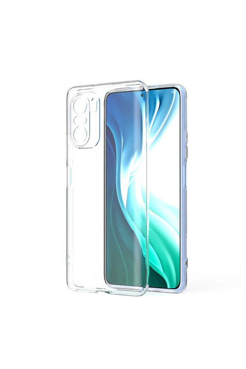 Xiaomi Redmi K40 Kılıf Şeffaf İnce Esnek Silikon Kılıf Süper
