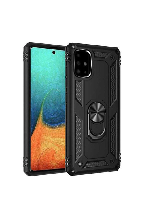 Samsung Galaxy A51 Kılıf Vega Zırh Tank Tam Koruma Kapak + Kablo Koruyucu A++