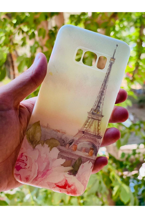 Samsung Galaxy S8 Plus Kılıf Desenli Baskılı Silikon (Uyumlu)