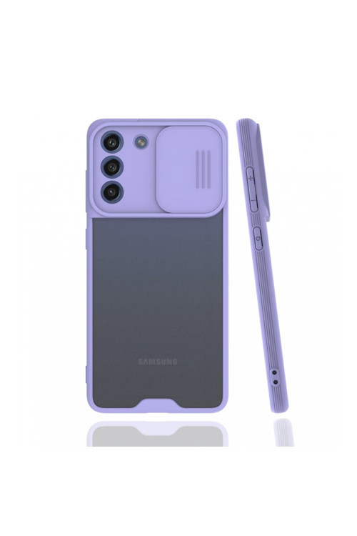 Samsung Galaxy S21 Fe Kılıf Sürgülü Kamera Korumalı Azn-Platinlens
