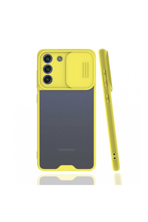 Samsung Galaxy S21 Fe Kılıf Sürgülü Kamera Korumalı Azn-Platinlens