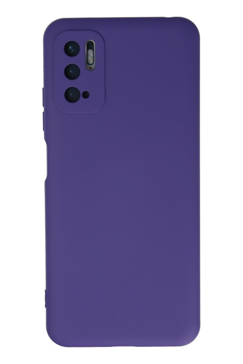 Xiaomi Redmi Note 10 5G Kılıf Nano Içi Kadife Silikon - Mor