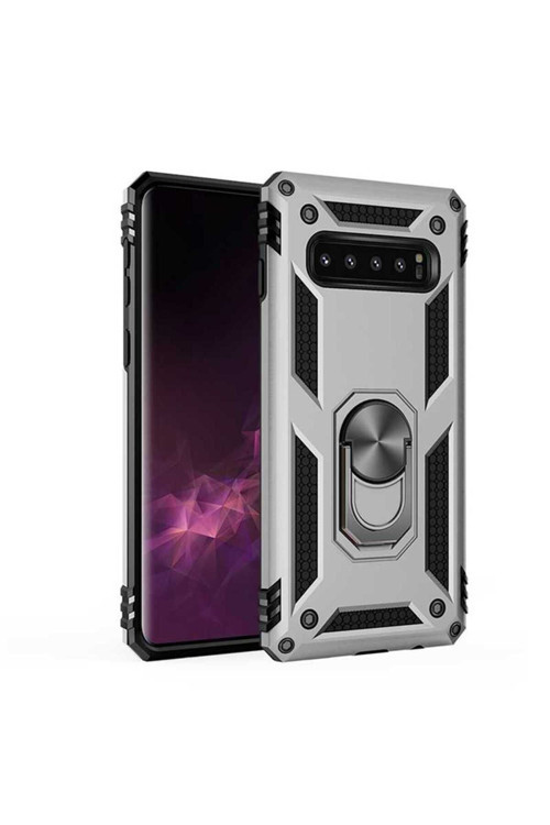 Samsung Galaxy S10 Plus Kılıf Vega Zırh Tank Tam Koruma Kapak + Ekran Koruyucu A++