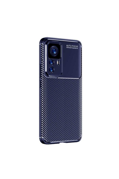 Xiaomi Mi 12T Pro Kılıf Karbon Görünümlü Silikon Zr-Negro