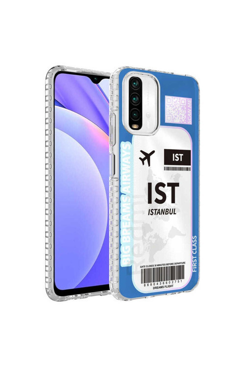 Xiaomi Redmi Note 10 Kılıf Airbag Kenarlı Renkli Desenli Silikon Elegans Kapak