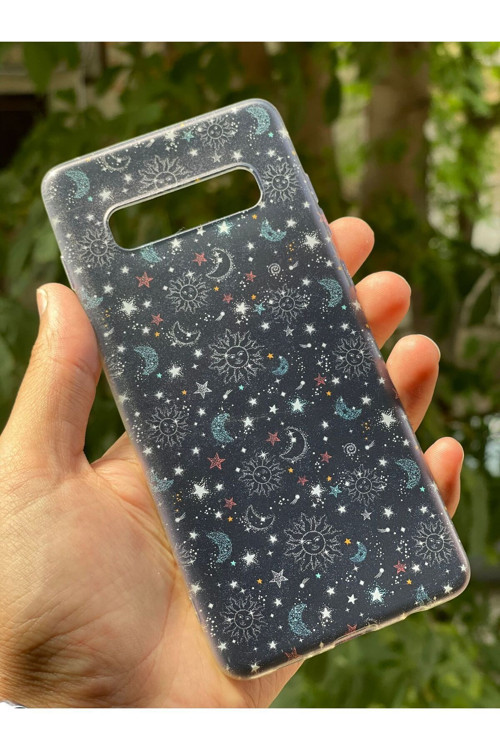 Samsung Galaxy S10 Plus Uyumlu Kılıf Desenli Baskılı Silikon