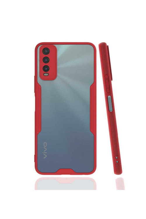 Vivo Y20S Kılıf Ultra İnce Buzlu Zr-Parfe