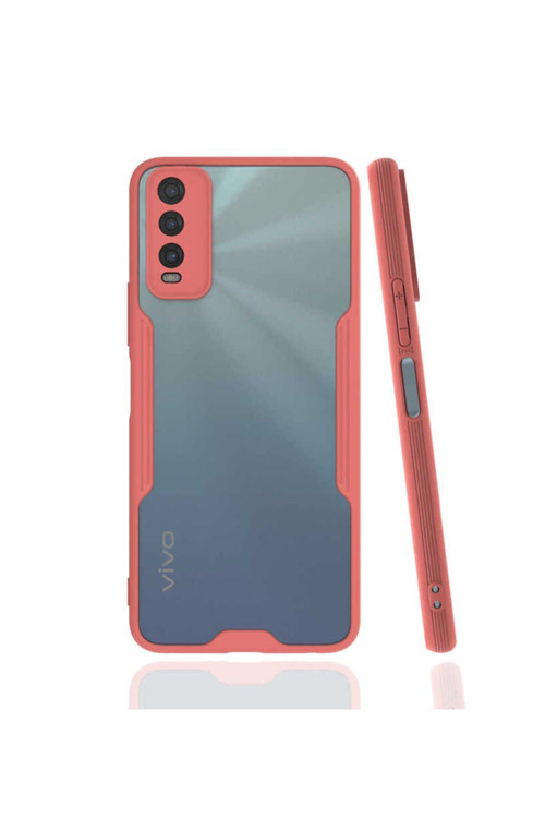 Vivo Y20S Kılıf Ultra İnce Buzlu Zr-Parfe