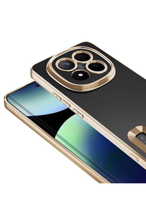 Xiaomi Redmi Note 14 Pro 5G Kılıf Silikon Kenarları Lazer Renkli Zr-Omega