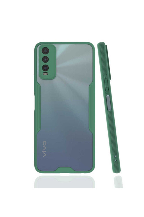 Vivo Y20S Kılıf Ultra İnce Buzlu Zr-Parfe