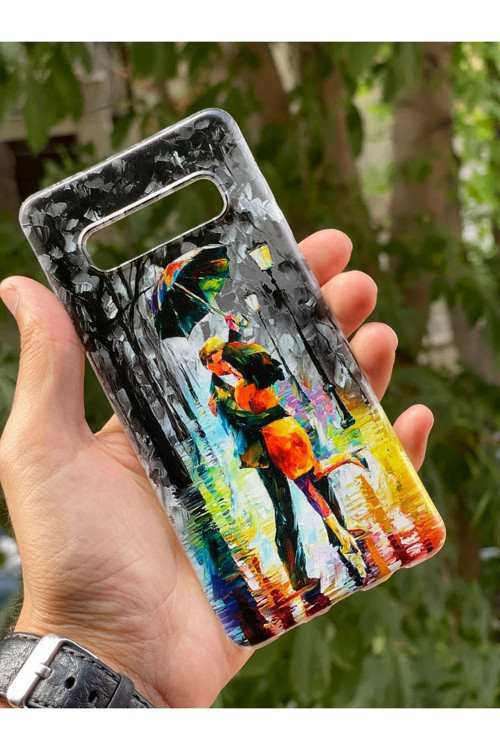 Samsung Galaxy S10 Plus Uyumlu Kılıf Desenli Baskılı Silikon