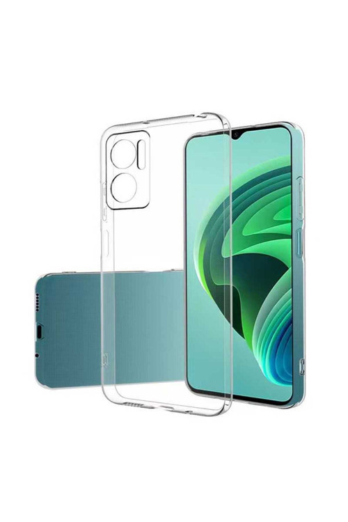 Xiaomi Redmi Note 11E Uyumlu Kılıf Şeffaf İnce Esnek Silikon Kılıf Süper
