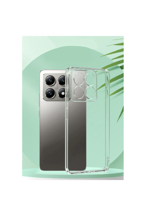 Xiaomi 14T Pro Kılıf Şeffaf Esnek Silikon Kılıf Zr-Süper