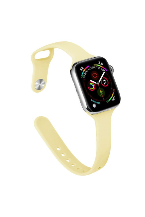 Apple Watch 38 Mm Silikon Kordon Watch 2/3/4/5/6/7/8/Se/Ultra Azn-Klasik